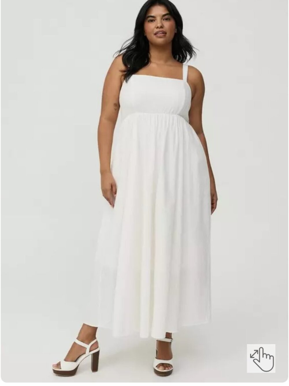 TORRID White Maxi Dress